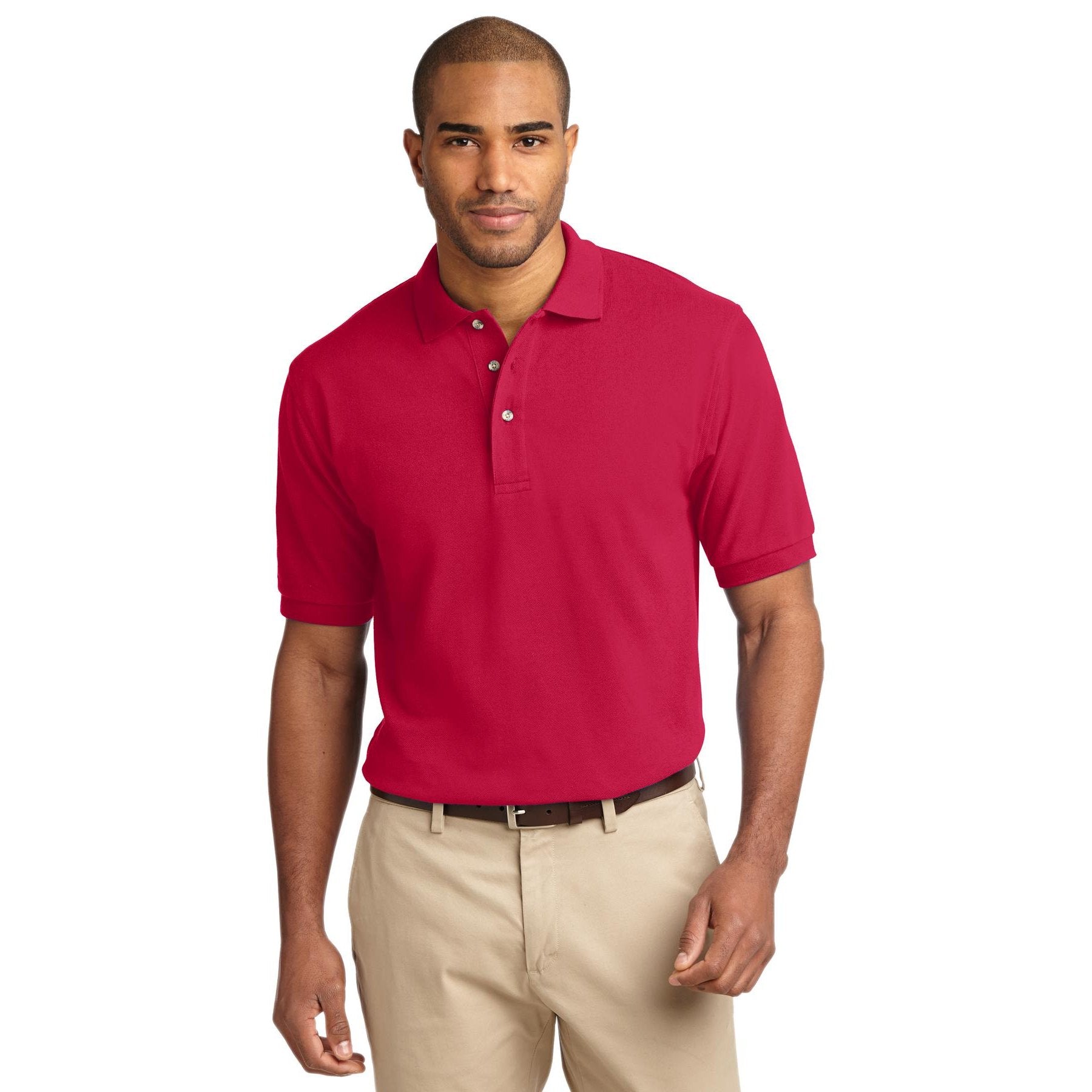 Port Authority-Port Authority® Heavyweight Cotton Pique Polo. K420-MedTech-4